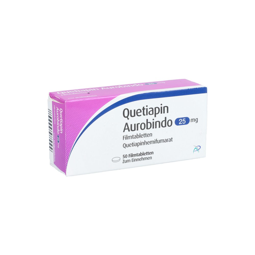 Quetiapin Aurobindo 25 Mg Filmtabletten (50 stk)