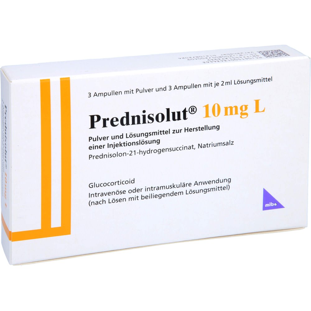 Prednisolut 10 Mg L Plv.U.Lsm.Z.H.E.Injektionslsg. (3 stk)
