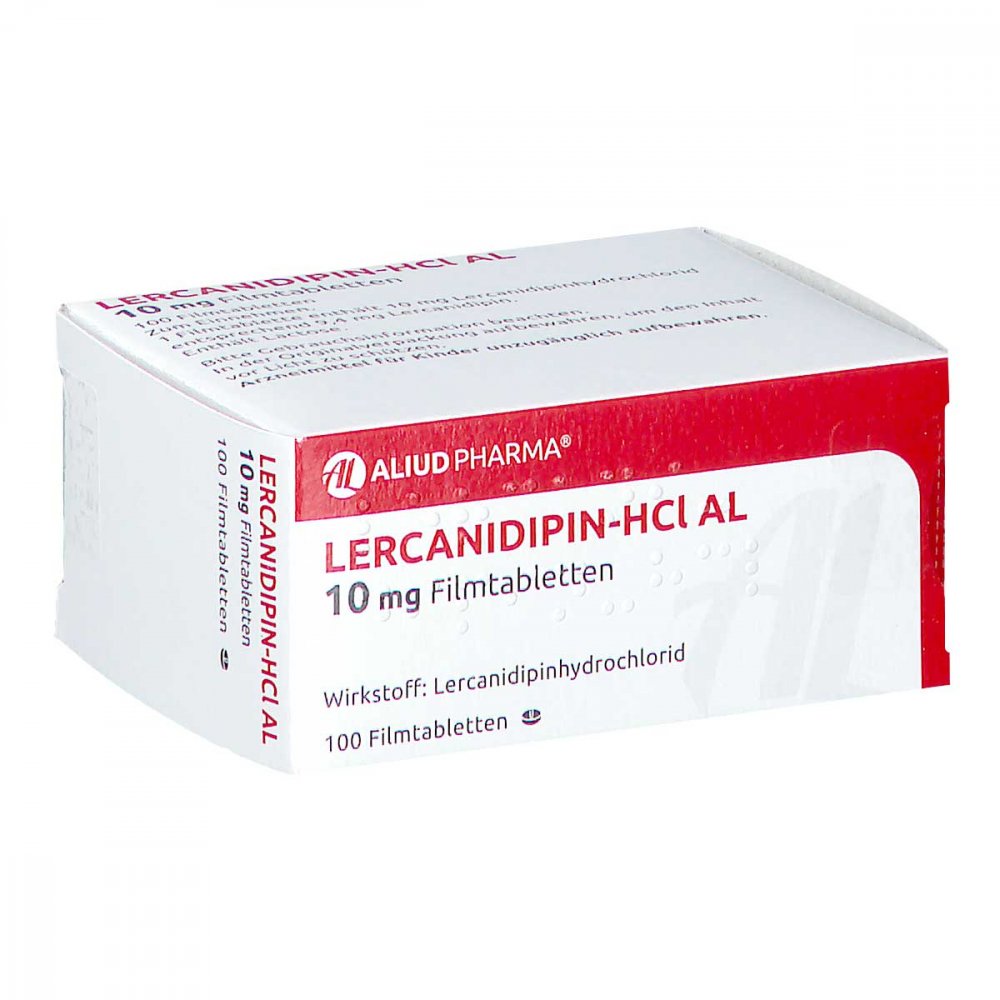 Lercanidipin-Hcl Al 10 Mg Filmtabletten (100 stk)