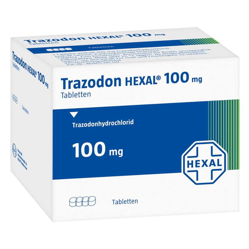 Trazodon Hexal 100 Mg Tabletten (100 stk)