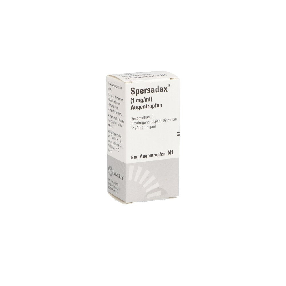Das Produktfoto zeigt Spersadex Augentropfen (5 ml) PZN 01358548