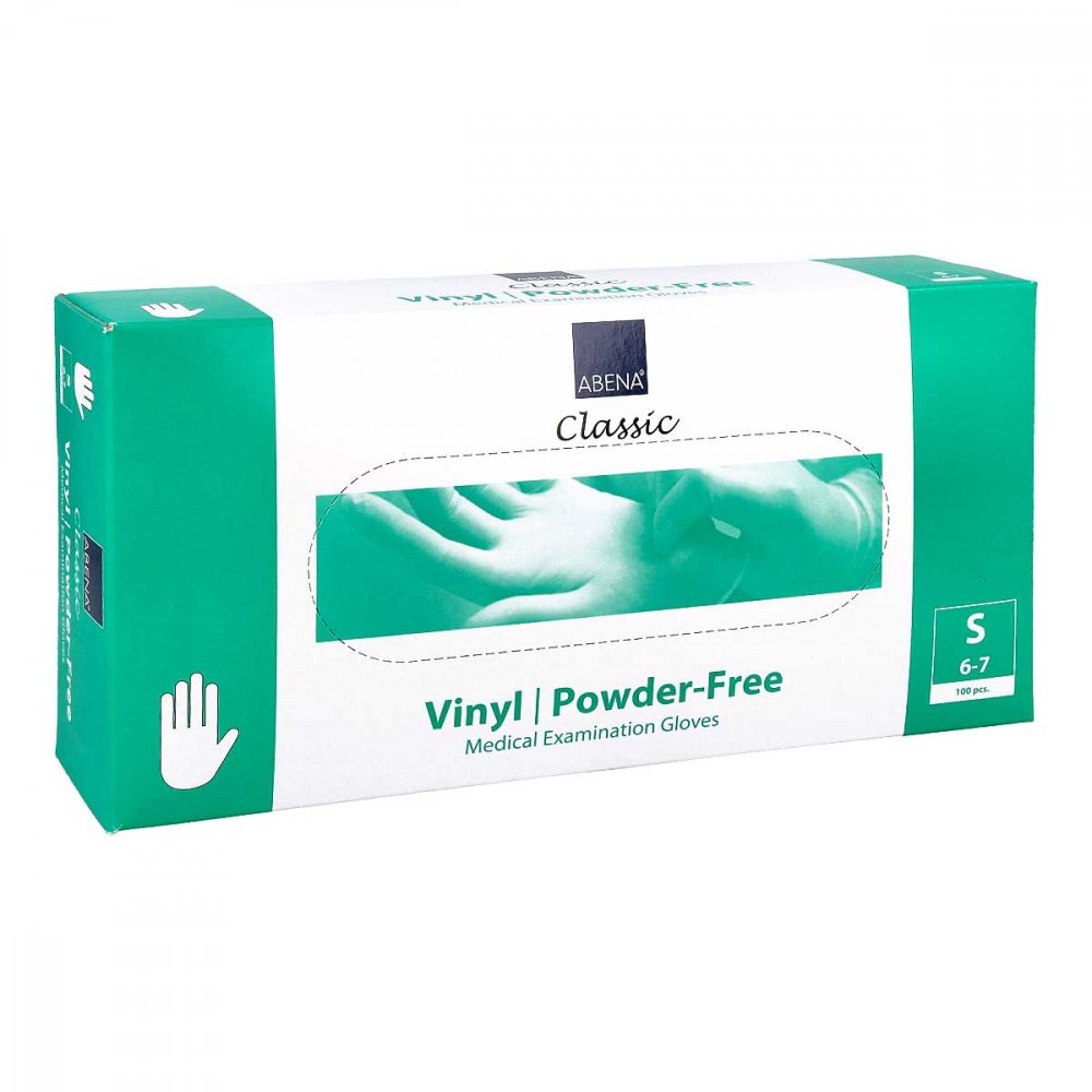 Vinyl Handschuhe Puderfrei Small (100 stk)