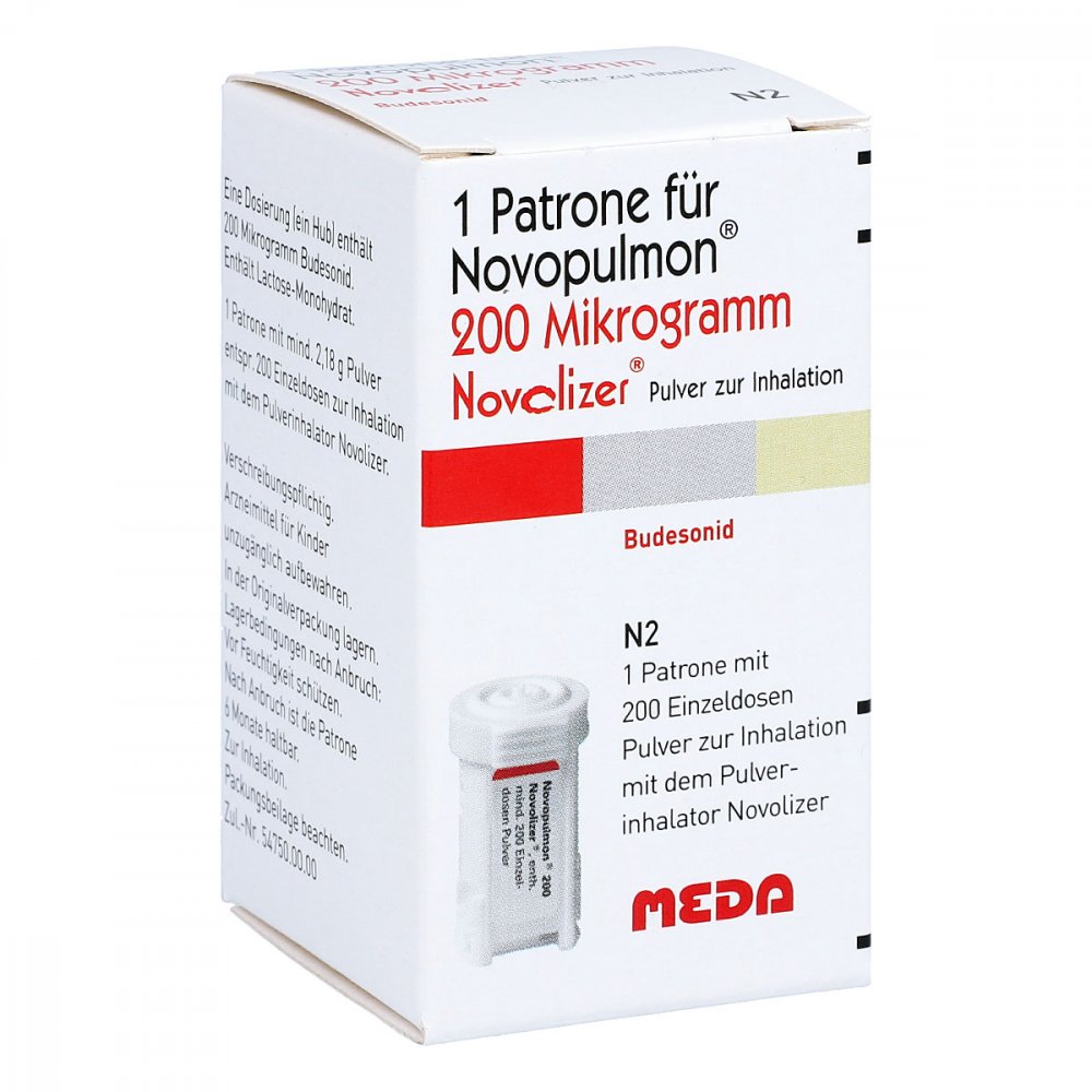 Novopulmon 200 Μg Novolizer Patrone 1x200 Ed (1X200 stk)