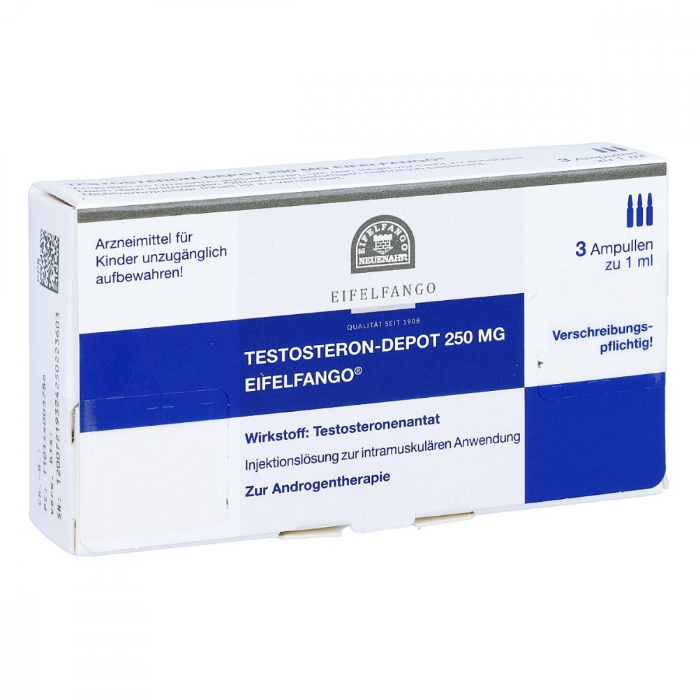 Testosteron-Depot 250 Mg Eifelfango Inj.-Lösung (3X1 ml)
