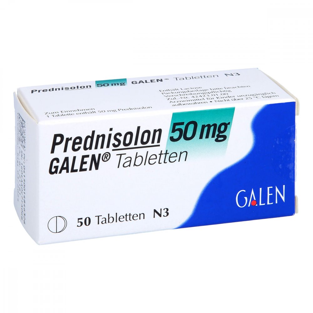 Prednisolon 50 Mg Galen Tabletten (50 stk)