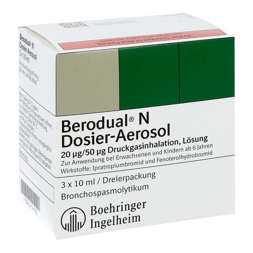 Berodual N Dosieraerosol (3X10 ml)