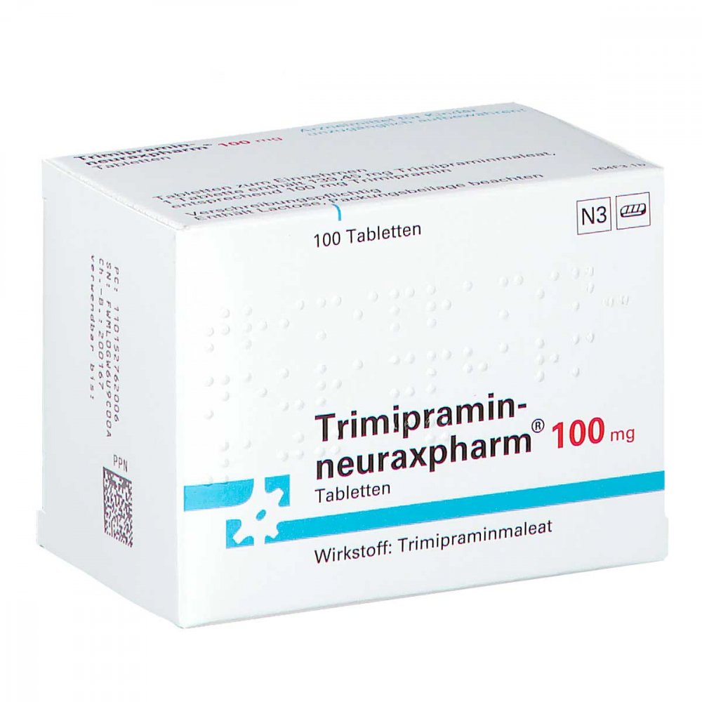 Trimipramin-Neuraxpharm 100 Mg Tabletten (100 stk)