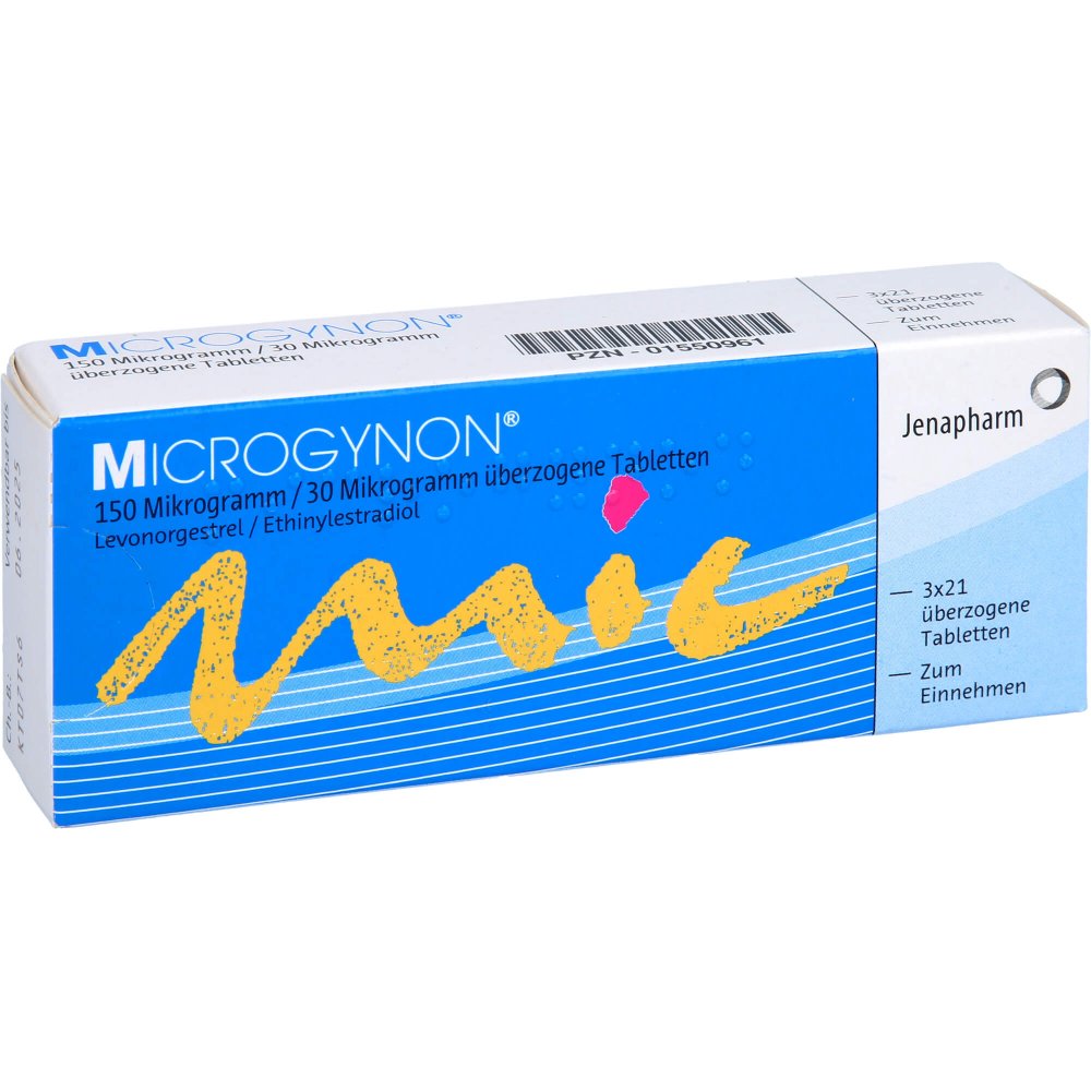 Microgynon 21 Überzogene Tabletten (3X21 stk)