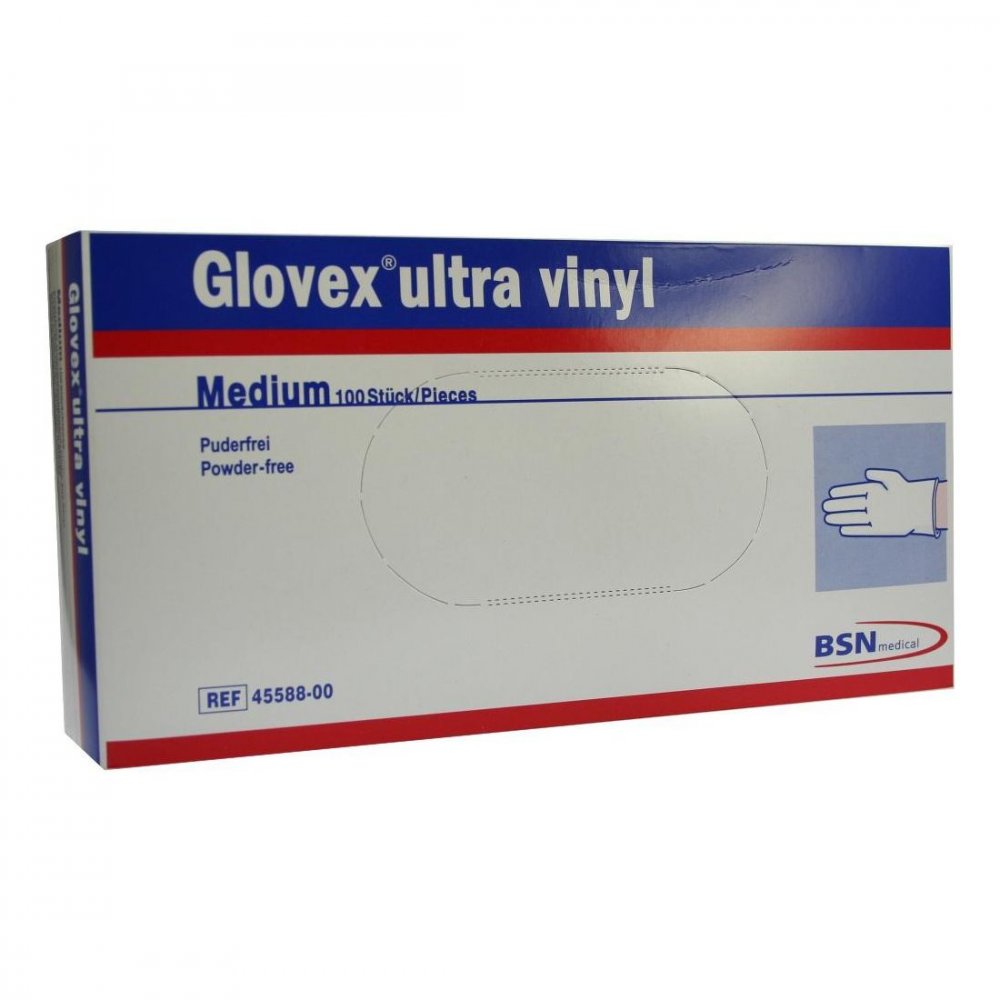 Glovex Ultra Vinyl Handschuhe Mittel (100 stk)