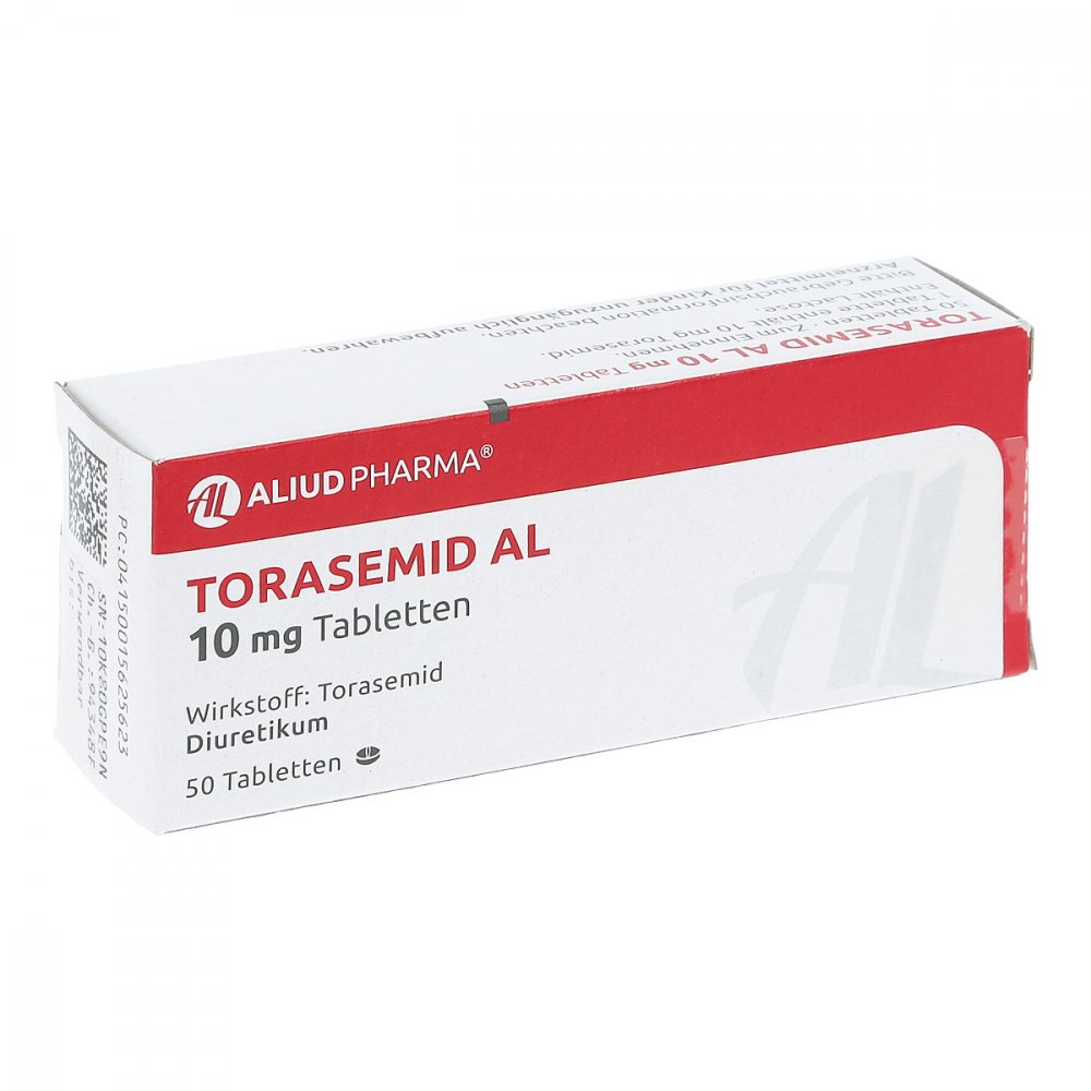 Torasemid Al 10 Mg Tabletten (50 stk)