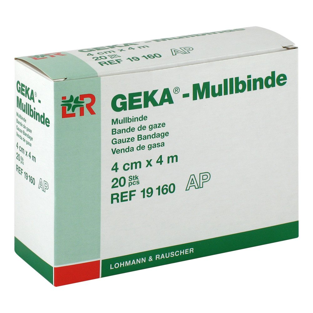 Mullbinden Geka 4 Cmx4 M (20 stk)