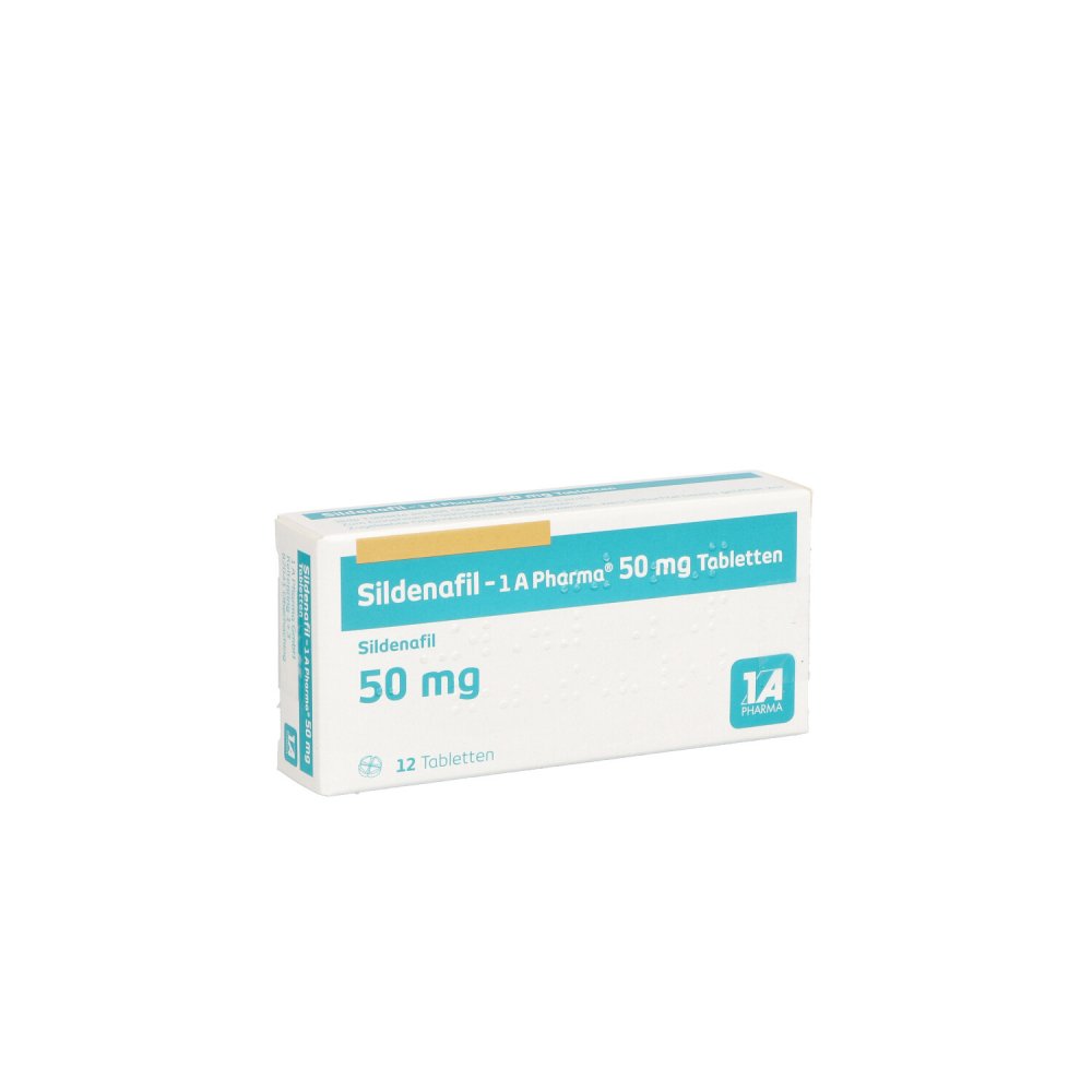 Sildenafil-1a Pharma 50 Mg Tabletten (12 stk)