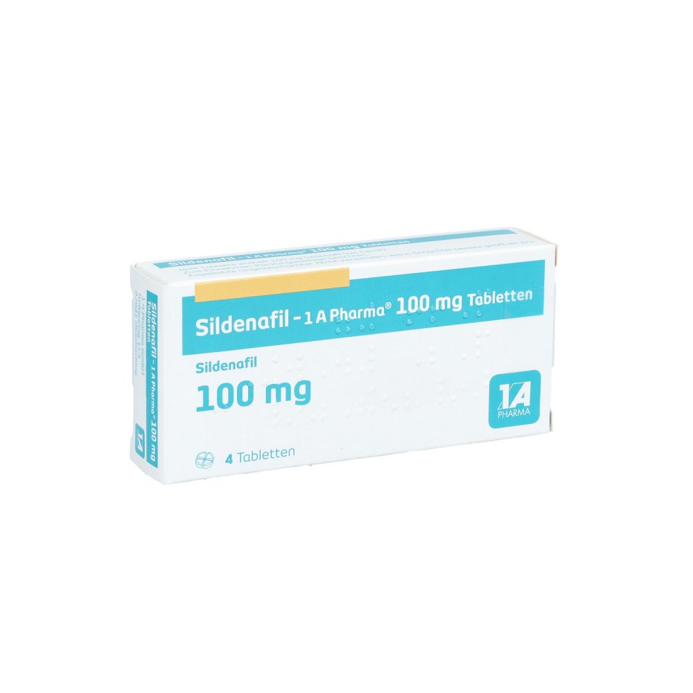 Sildenafil-1a Pharma 100 Mg Tabletten (4 stk)