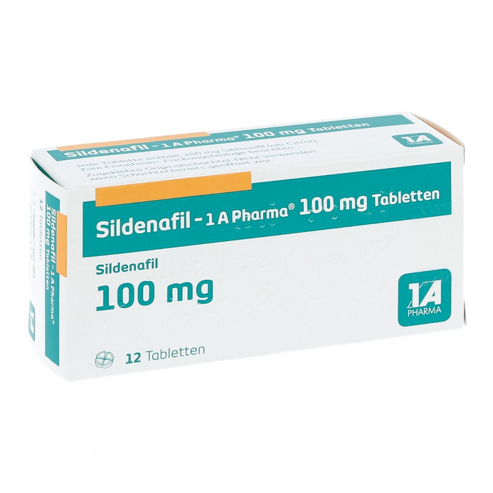 Sildenafil-1a Pharma 100 Mg Tabletten (12 stk)
