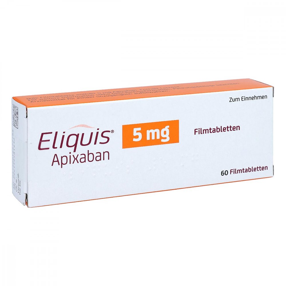 Eliquis 5 Mg Filmtabletten (60 stk)