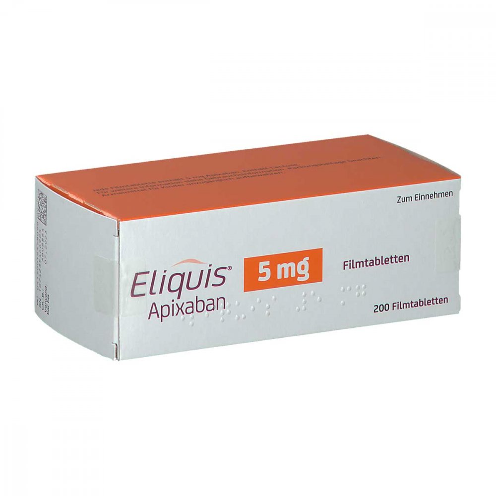 Eliquis 5 Mg Filmtabletten (200 stk)