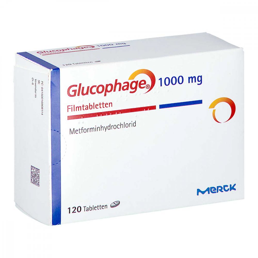 Glucophage 1.000 Mg Filmtabletten (120 stk)