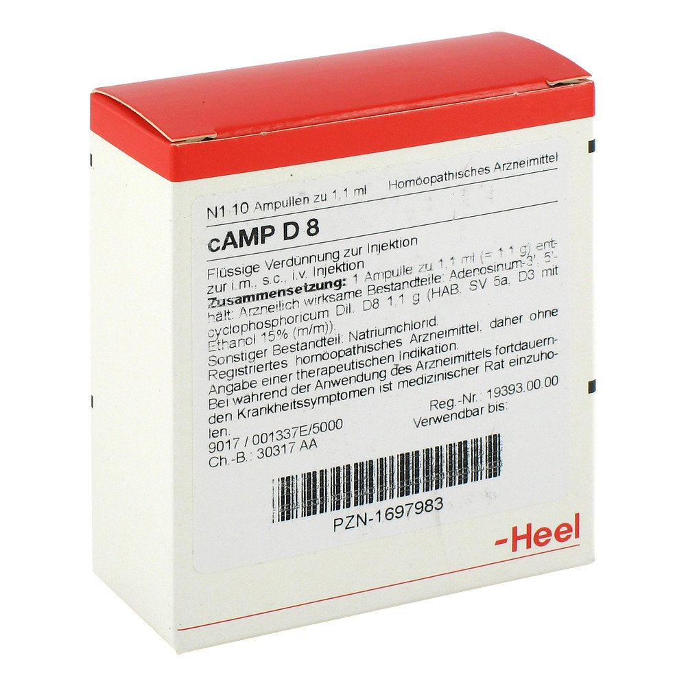 Das Produktfoto zeigt Camp D 8 Ampullen (10 stk) PZN 01697983