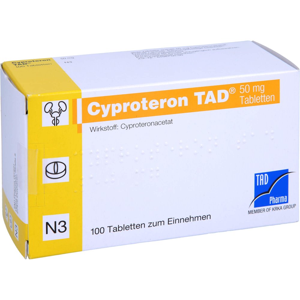 Cyproteron Tad 50 Mg Tabletten (100 stk)
