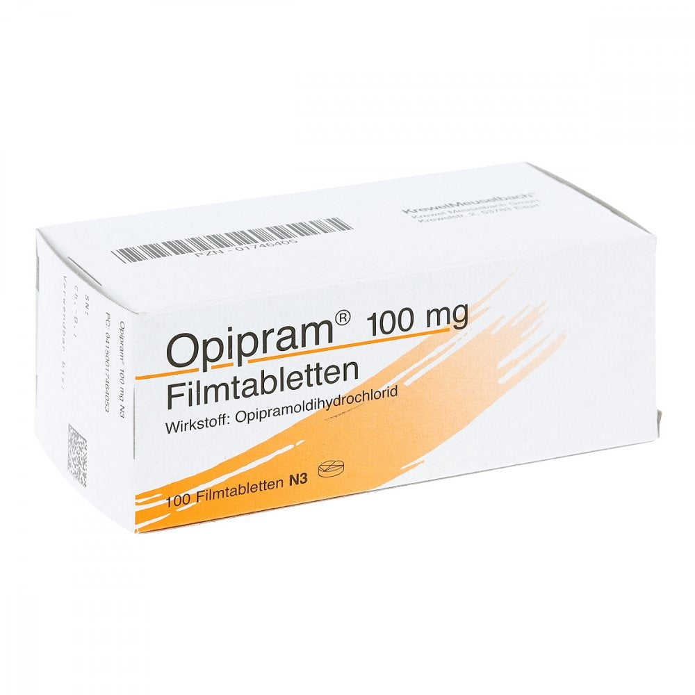 Das Produktfoto zeigt Opipram 100 Mg Filmtabletten (100 stk) PZN 01746405