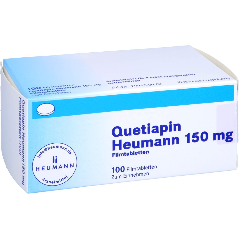 Quetiapin Heumann 150 Mg Filmtabletten (100 stk)