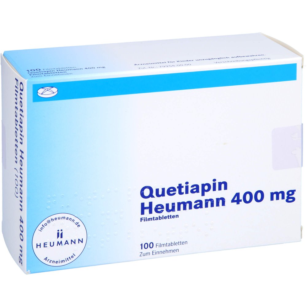 Quetiapin Heumann 400 Mg Filmtabletten (100 stk)