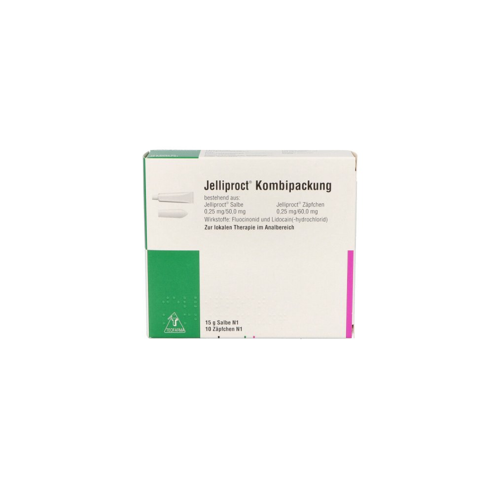 Jelliproct Kombipackung Salbe 15g+Zäpfchen (1 stk)