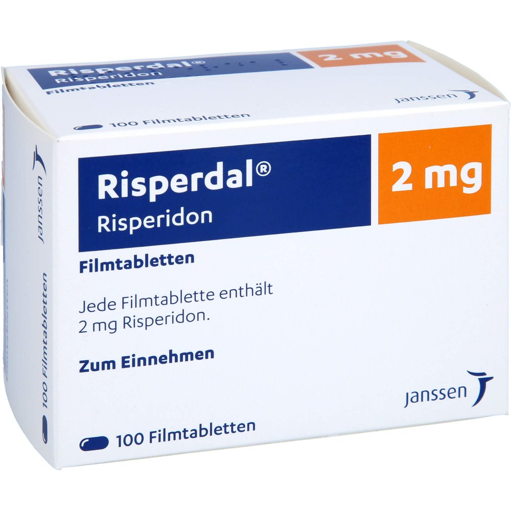 Risperdal 2 Mg Filmtabletten (100 stk)