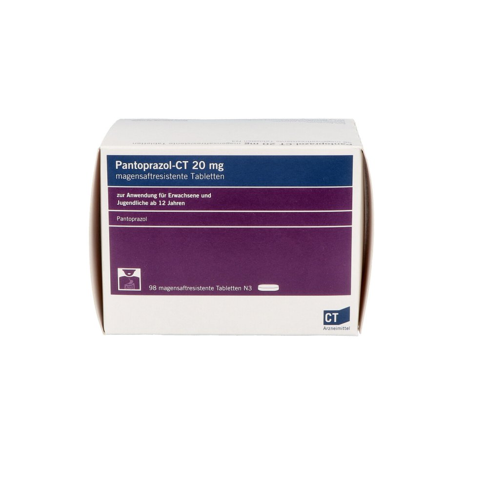 Pantoprazol-Ct 20 Mg Magensaftresistente Tabletten (98 stk)