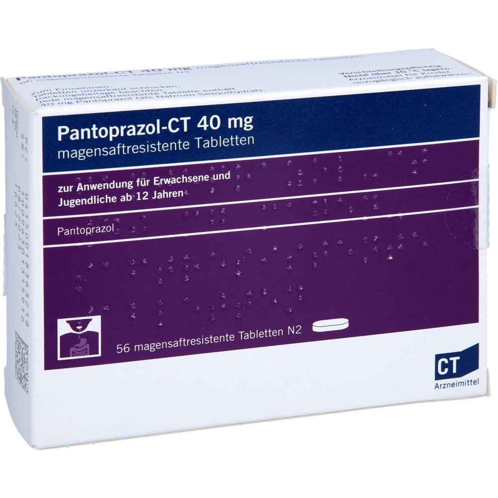 Pantoprazol-Ct 40 Mg Magensaftresistente Tabletten (56 stk)