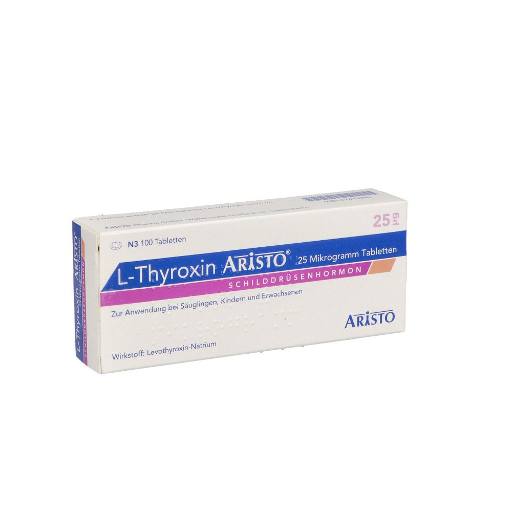 L-Thyroxin Aristo 25 Mikrogramm Tabletten (100 stk)
