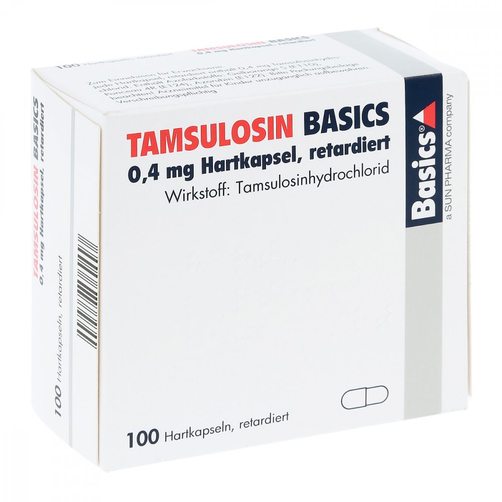 Tamsulosin Basics 0,4 Mg Hartkaps.Retard. (100 stk)