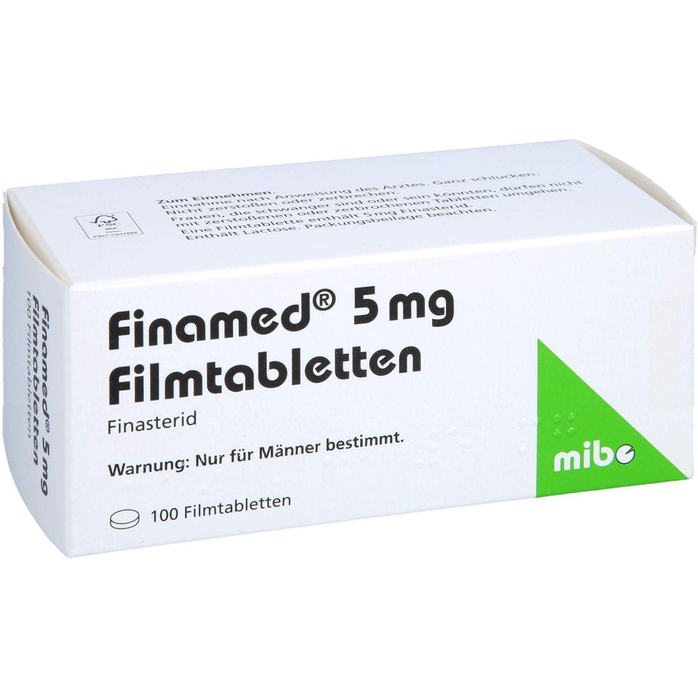 Das Produktfoto zeigt Finamed 5 Mg Filmtabletten (100 stk) PZN 01902319