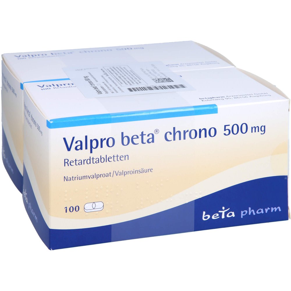 Valpro Beta Chrono 500 Mg Retardtabletten (200 stk)