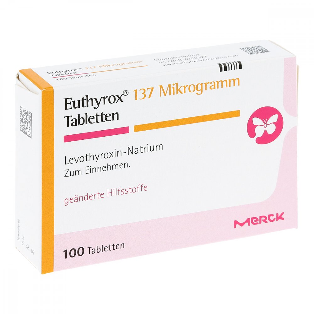 Euthyrox 137 Mikrogramm Tabletten (100 stk)