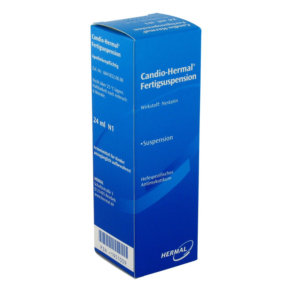 Das Produktfoto zeigt Candio Hermal Fertigsuspension (24 ml) PZN 01951039