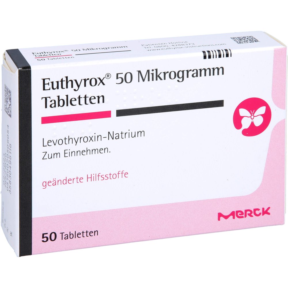 Euthyrox 50 Mikrogramm Tabletten (50 stk)