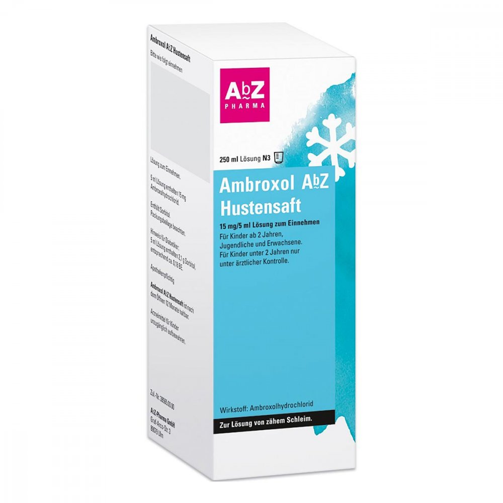 Ambroxol Abz Hustensaft 15 Mg/5 Ml (250 ml)