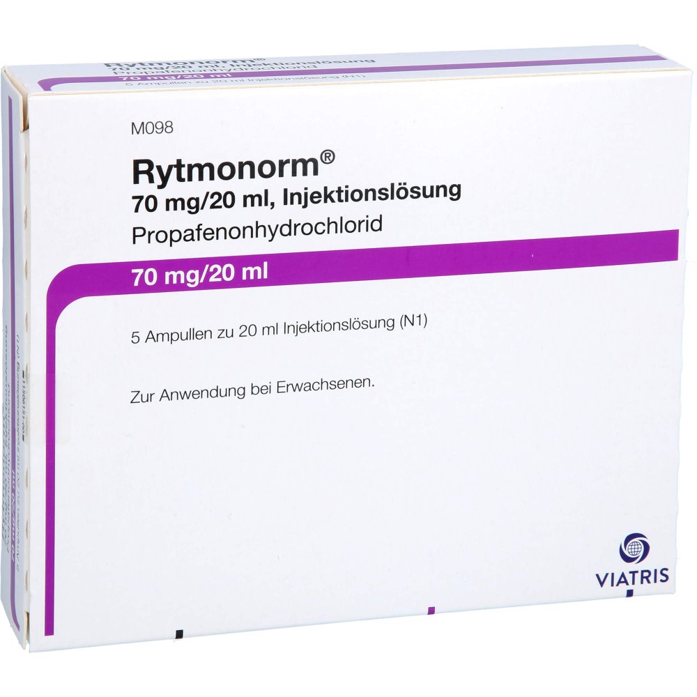 Rytmonorm Inj.-Lösung 70 Mg (5X20 ml)