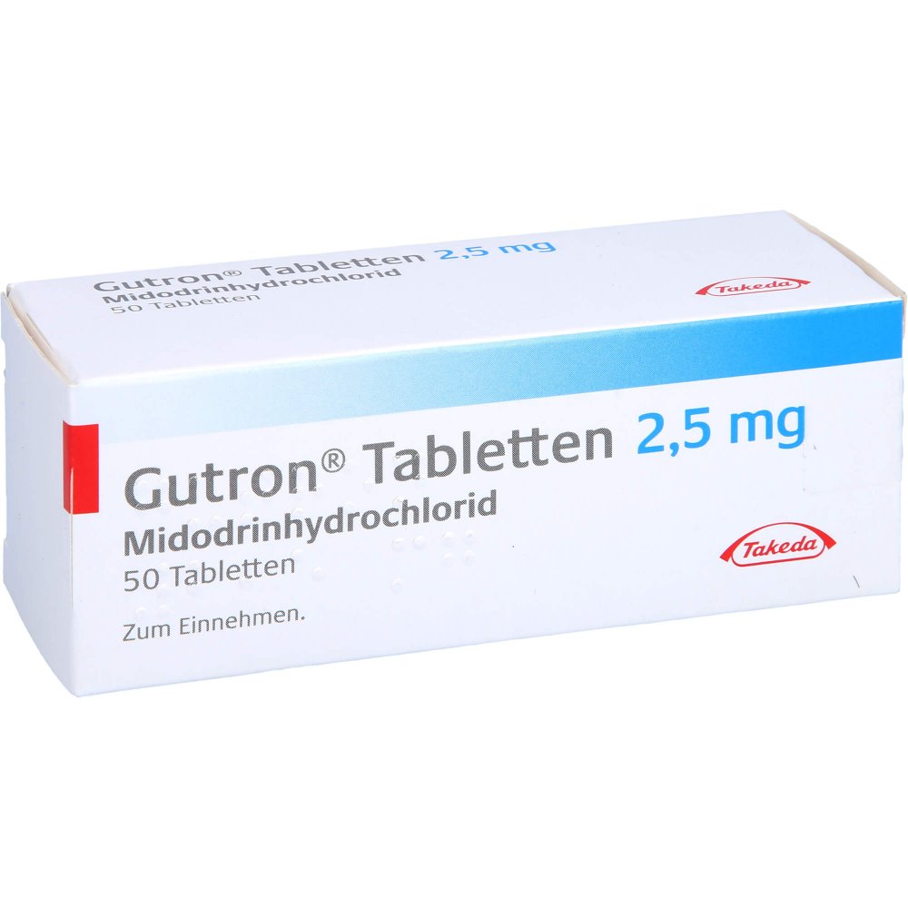 Das Produktfoto zeigt Gutron Tabletten 2,5 Mg (50 stk) PZN 02067385