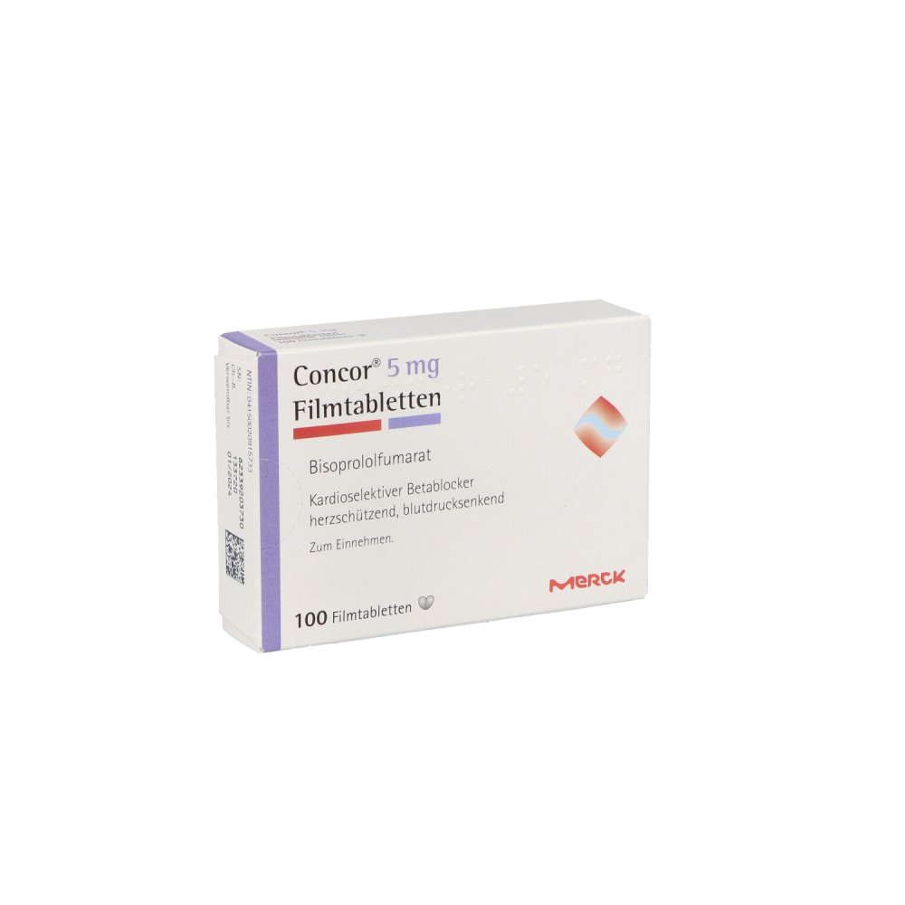 Concor 5 Mg Filmtabletten (100 stk)