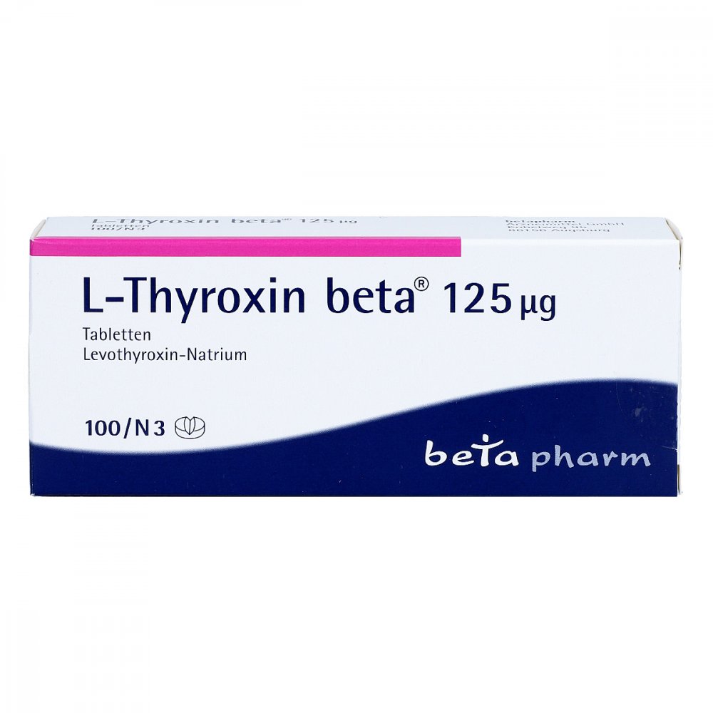 L-Thyroxin Beta 125 Μg Tabletten (100 stk)
