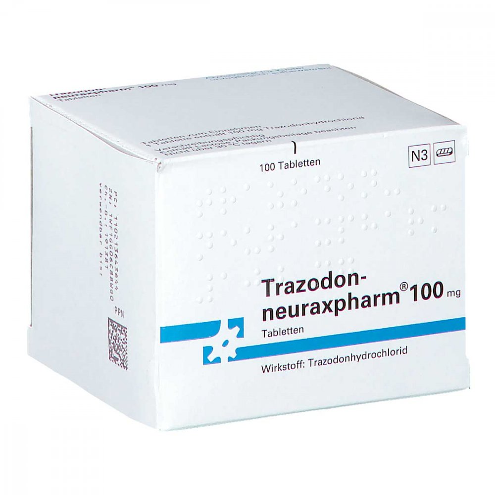 Trazodon-Neuraxpharm 100 Mg Tabletten (100 stk)