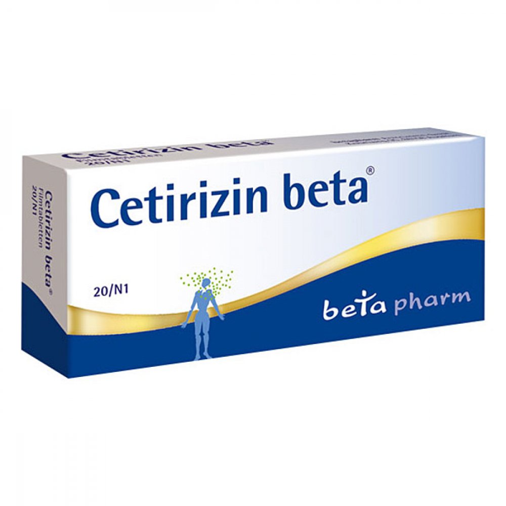 Cetirizin Beta Filmtabletten (20 stk)