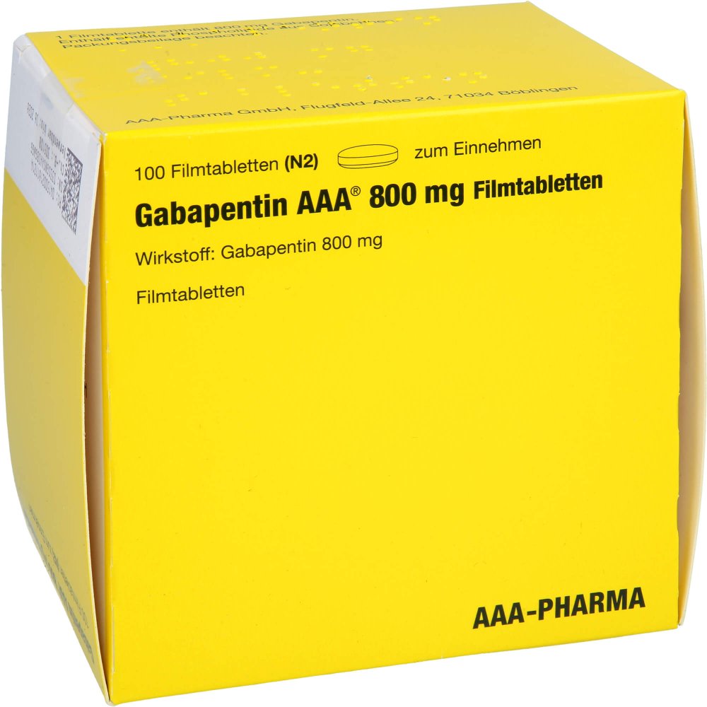 Gabapentin Aaa 800 Mg Filmtabletten (100 stk)