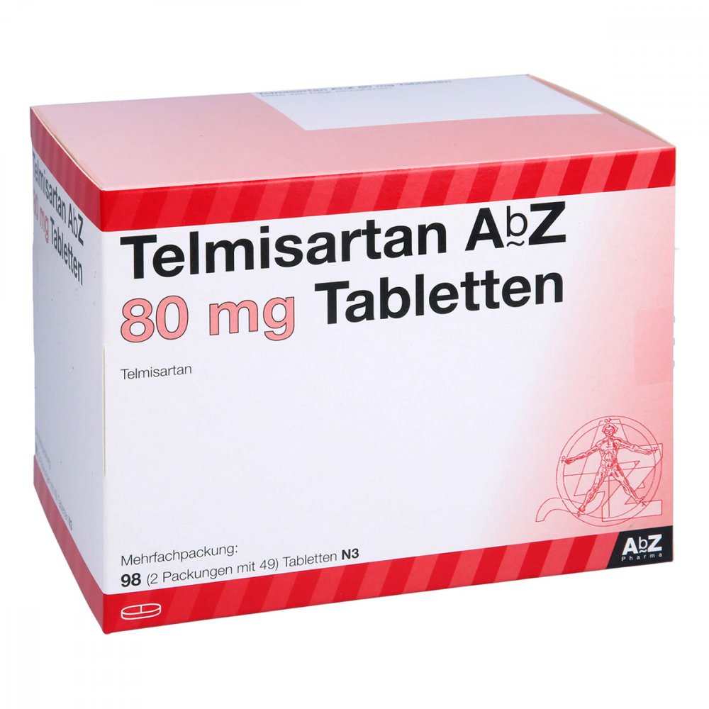 Telmisartan Abz 80 Mg Tabletten (98 stk)