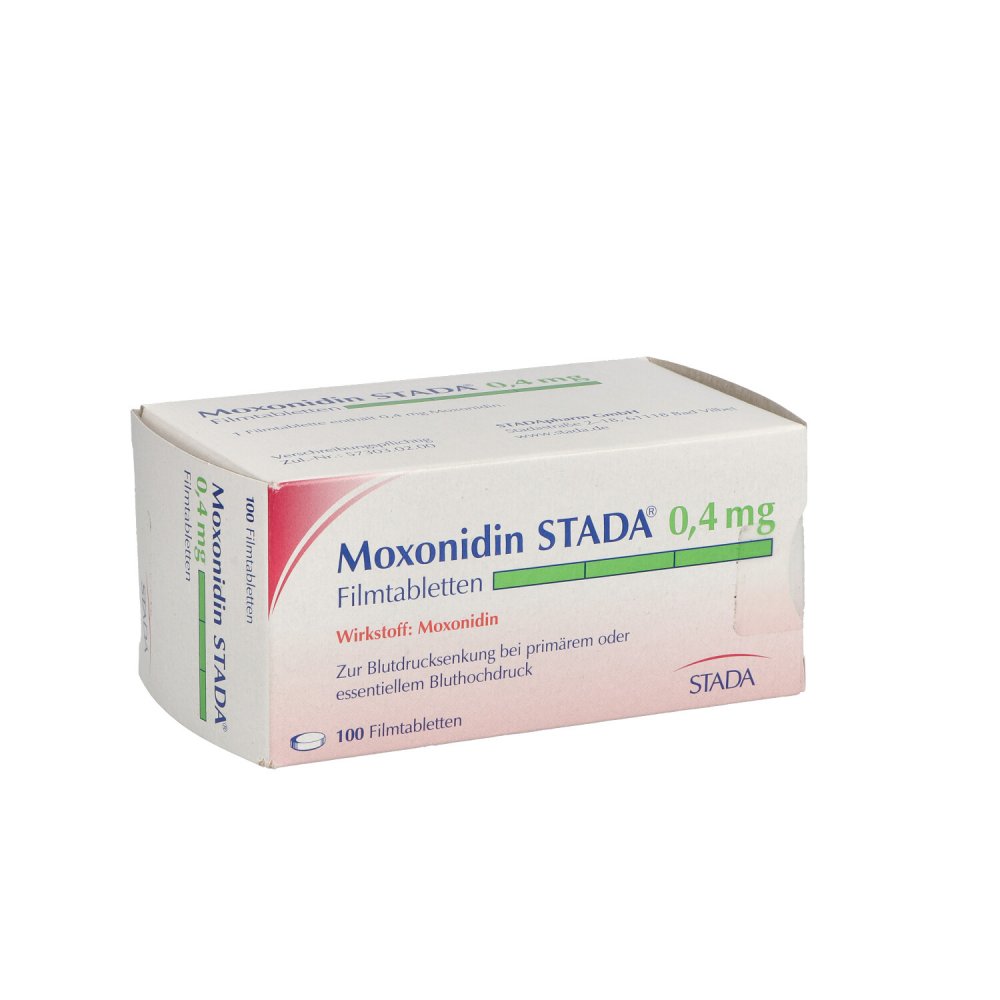Moxonidin Stada 0,4 Mg Filmtabletten (100 stk)