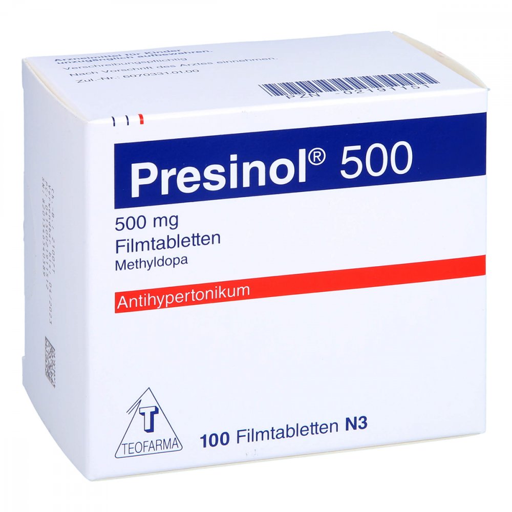 Presinol 500 Filmtabletten (100 stk)