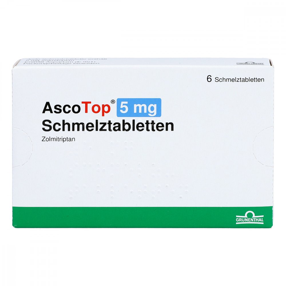 Ascotop 5 Mg Schmelztabletten (6 stk)