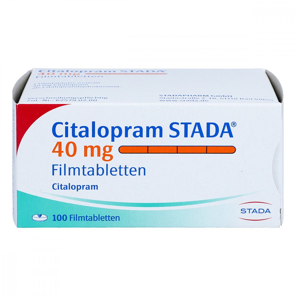 Citalopram Stada 40 Mg Filmtabletten (100 stk)